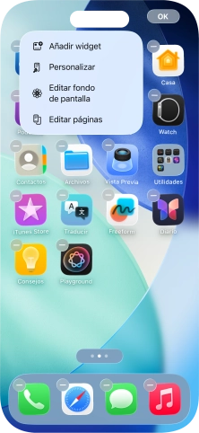 Pulsa Personalizar. Pulsa Personalizar.