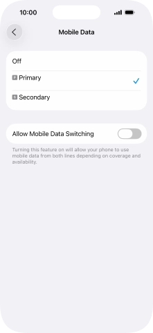 Press the required price plan. Press the required price plan.