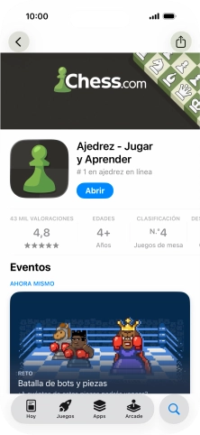 Desliza el dedo hacia arriba desde la parte inferior de la pantalla para terminar y volver a la pantalla de inicio. Desliza el dedo hacia arriba desde la parte inferior de la pantalla para terminar y volver a la pantalla de inicio.