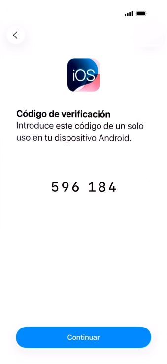 Sigue las indicaciones de la pantalla y de la app Sigue las indicaciones de la pantalla y de la app