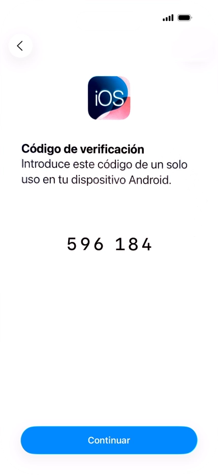 Sigue las indicaciones de la pantalla y de la app Sigue las indicaciones de la pantalla y de la app