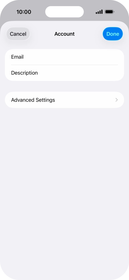 Press Advanced Settings. Press Advanced Settings.