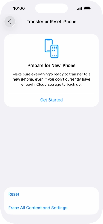 Press Get Started. Press Get Started.