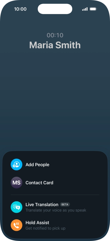 Press Live Translation and follow the instructions on the screen to select the required language settings. Press Live Translation and follow the instructions on the screen to select the required language settings.