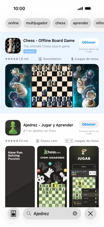 Pulsa la app deseada. Pulsa la app deseada.