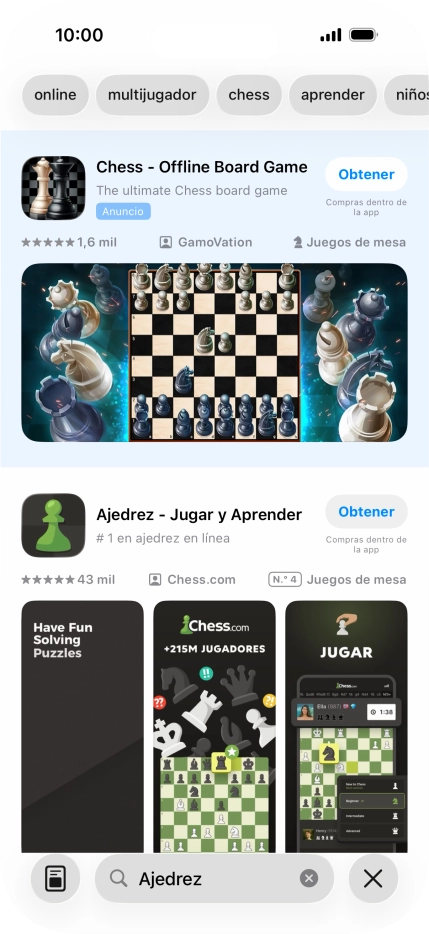 Pulsa la app deseada. Pulsa la app deseada.