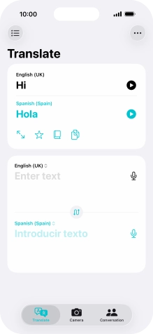 Press the full screen icon. Press the full screen icon.