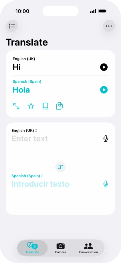 Press the full screen icon. Press the full screen icon.