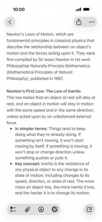 Press the Apple Intelligence icon. Press the Apple Intelligence icon.