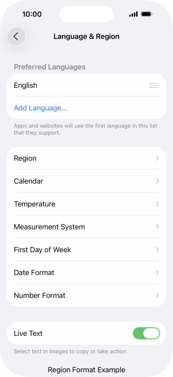Press Add Language.... Press Add Language....