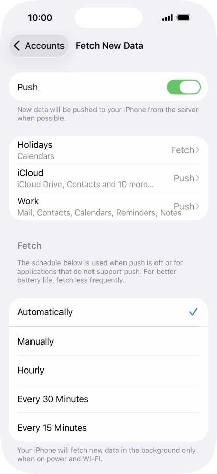 Press the indicator next to Press the indicator next to