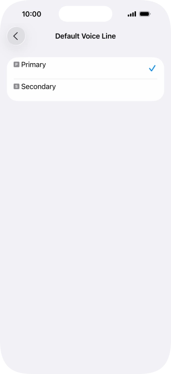 Press the required price plan. Press the required price plan.