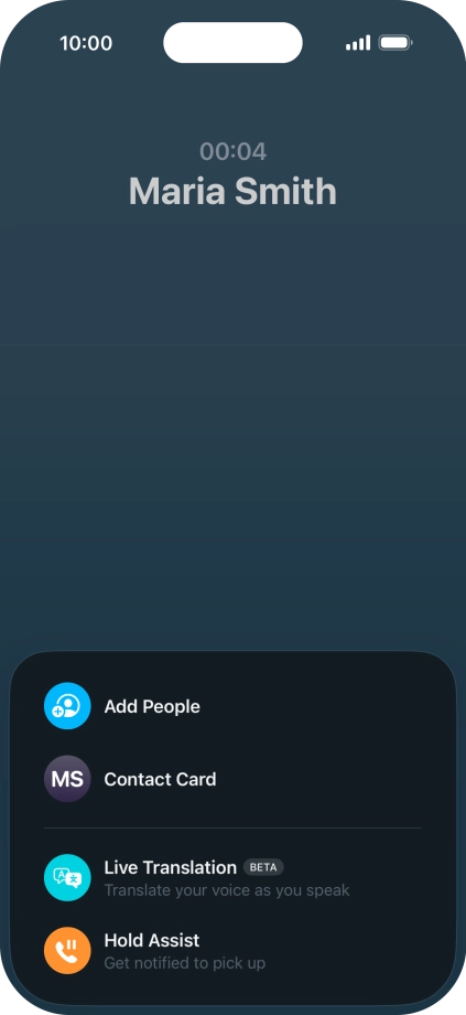 Press Live Translation and follow the instructions on the screen to select the required language settings. Press Live Translation and follow the instructions on the screen to select the required language settings.