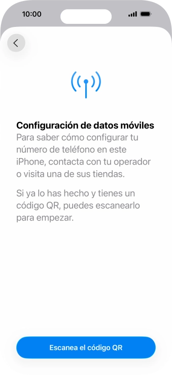 Pulsa Escanea el código QR. Pulsa Escanea el código QR.