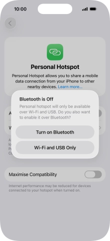 If Wi-Fi is turned on, press Wi-Fi and USB Only. If Wi-Fi is turned on, press Wi-Fi and USB Only.