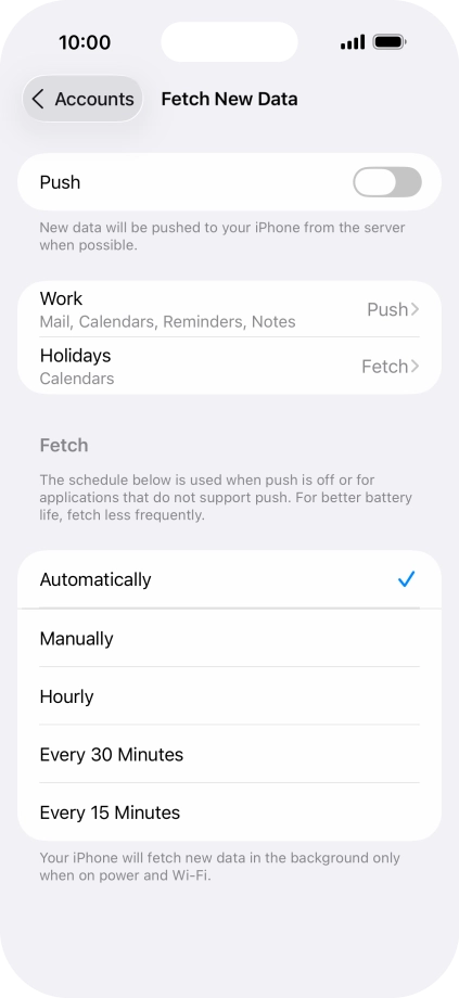 If you turn off the function, press the required setting. If you turn off the function, press the required setting.