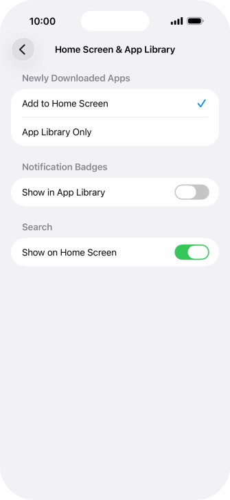 To add new downloaded apps to both the home screen and App Library, press Add to Home Screen. To add new downloaded apps to both the home screen and App Library, press Add to Home Screen.