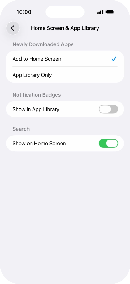 To add new downloaded apps to both the home screen and App Library, press Add to Home Screen. To add new downloaded apps to both the home screen and App Library, press Add to Home Screen.