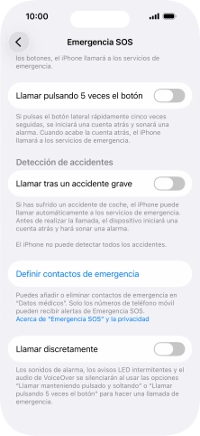 Pulsa el indicador junto a Pulsa el indicador junto a
