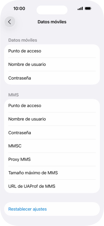 Pulsa Punto de acceso e introduce airtelwap.es. Pulsa Punto de acceso e introduce airtelwap.es.