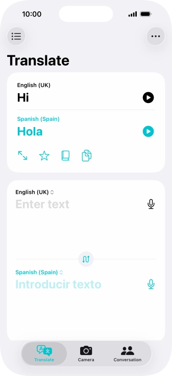 Press the full screen icon. Press the full screen icon.