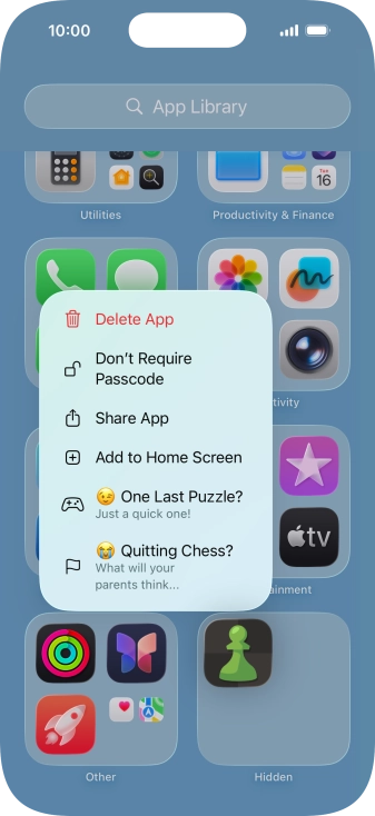 Press Don't Require Passcode. Press Don't Require Passcode.