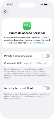Pulsa Contraseña Wi-Fi e introduce una contraseña. Pulsa Contraseña Wi-Fi e introduce una contraseña.