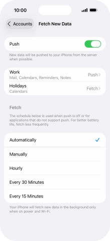 Press the indicator next to Press the indicator next to