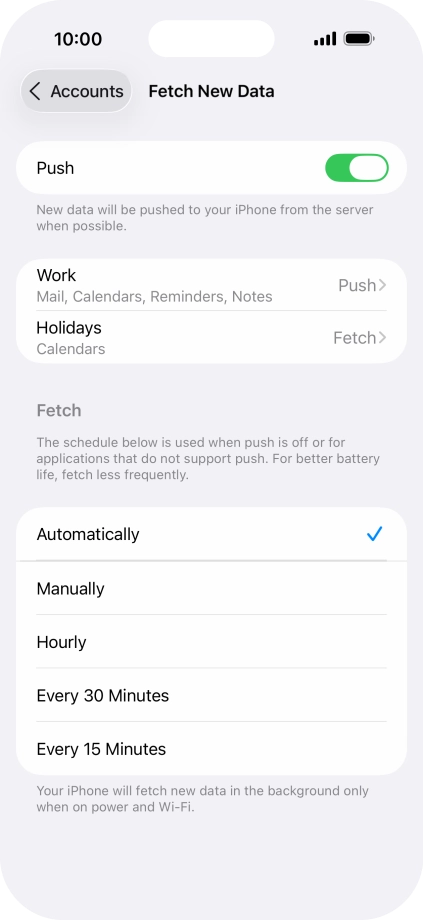 Press the indicator next to Press the indicator next to