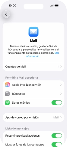 Pulsa Cuentas de Mail. Pulsa Cuentas de Mail.