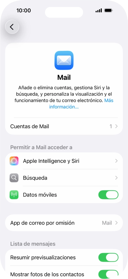 Pulsa Cuentas de Mail. Pulsa Cuentas de Mail.