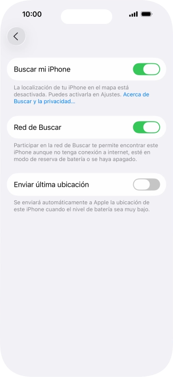 Pulsa el indicador junto a Pulsa el indicador junto a