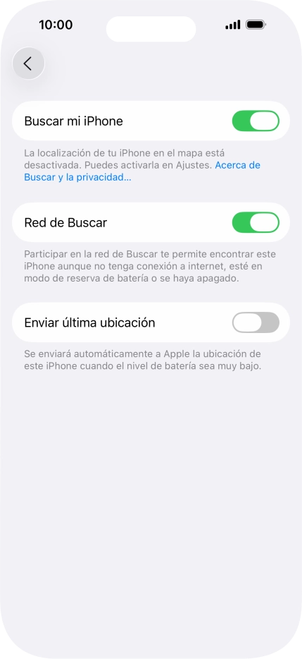 Pulsa el indicador junto a Pulsa el indicador junto a