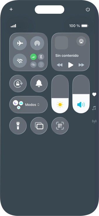 Pulsa el icono de modo de sonido para activar o desactivar el modo silencioso. Pulsa el icono de modo de sonido para activar o desactivar el modo silencioso.