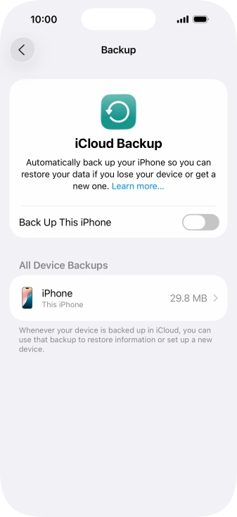 Press the indicator next to Press the indicator next to