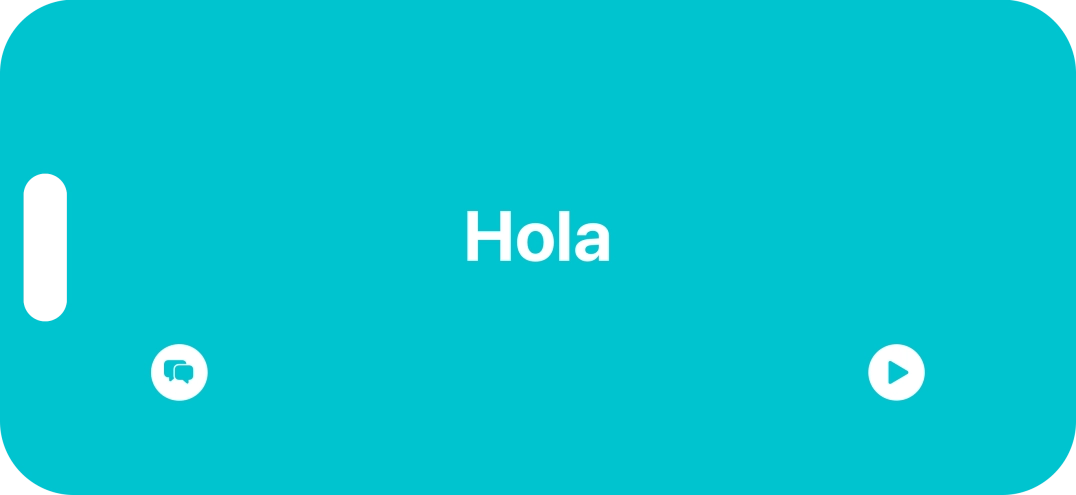 Press the split view icon to go back to display of both languages. Press the split view icon to go back to display of both languages.