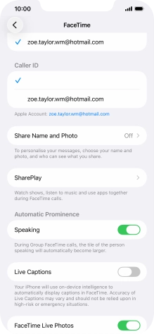 Press the required setting below Press the required setting below