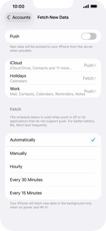If you turn off the function, press the required setting. If you turn off the function, press the required setting.