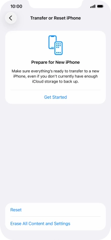 Press Reset. Press Reset.