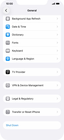 Press Transfer or Reset iPhone. Press Transfer or Reset iPhone.