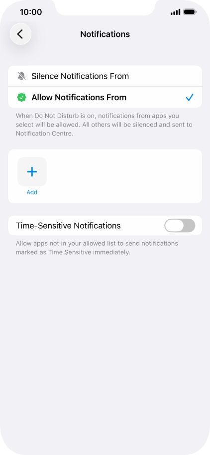 Press the indicator next to Press the indicator next to