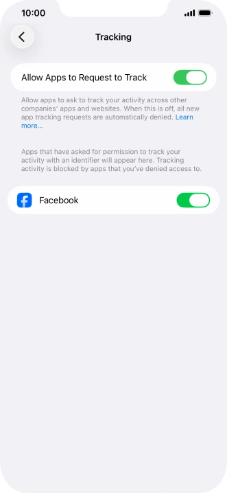 Press the indicator next to Press the indicator next to