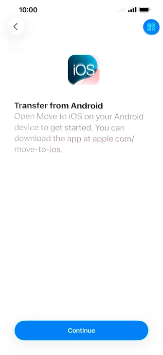 To transfer content to your phone, you need to install the app To transfer content to your phone, you need to install the app