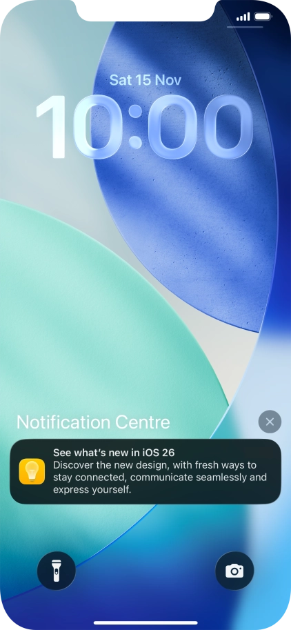 Press the required notification and follow the instructions on the screen to use the selected function. Press the required notification and follow the instructions on the screen to use the selected function.