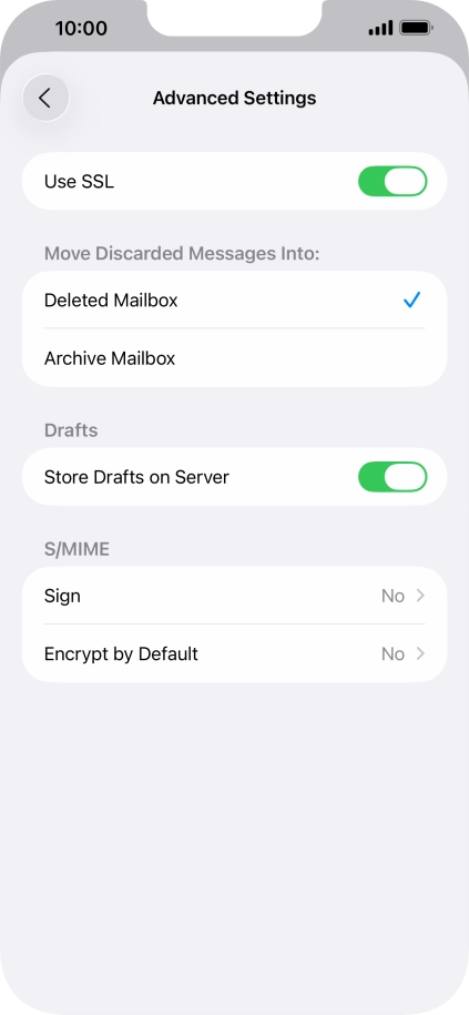 Press the indicator next to Press the indicator next to