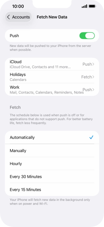 Press the indicator next to Press the indicator next to