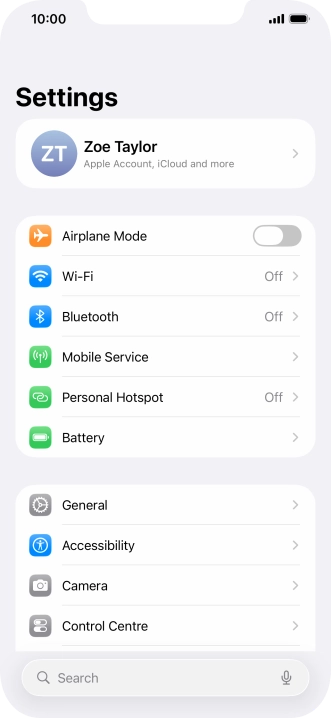 Press Bluetooth. Press Bluetooth.