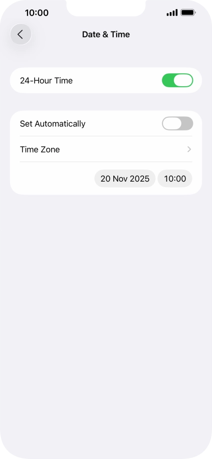 Press the indicator next to Press the indicator next to