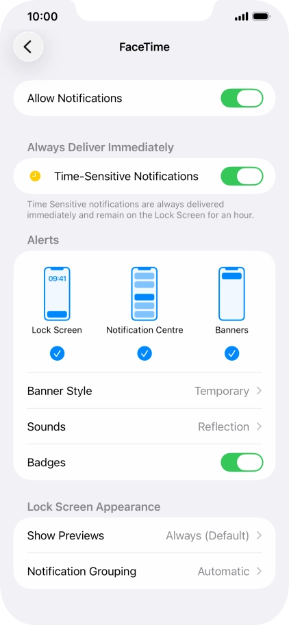 Press the indicator next to Press the indicator next to