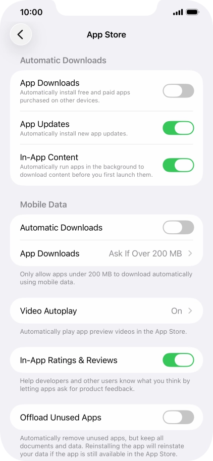 Press the indicator next to Press the indicator next to